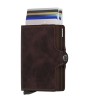 PORTE CARTES TWINWALLET VINTAGE CHOCOLAT SECRID PORTE CARTES TWINWALLET VINTAGE CHOCOLAT SECRID