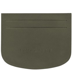 LONGCHAMP ÉPURE TIMELESS PORTE-CARTES KAKI