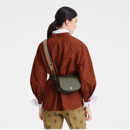 LONGCHAMP ÉPURE TIMELESS SAC PORTÉ TRAVERS S KAKI