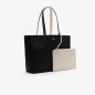 SAC SHOPPING ANNA RÉVERSIBLE NOIR FARINE LACOSTE SAC SHOPPING ANNA RÉVERSIBLE NOIR FARINE LACOSTE