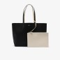 SAC SHOPPING ANNA RÉVERSIBLE NOIR FARINE LACOSTE SAC SHOPPING ANNA RÉVERSIBLE NOIR FARINE LACOSTE