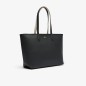 SAC CABAS ZIPPÉ ANNA NOIR FARINE LACOSTE SAC CABAS ZIPPÉ ANNA NOIR FARINE LACOSTE
