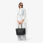 SAC CABAS ZIPPÉ ANNA NOIR FARINE LACOSTE SAC CABAS ZIPPÉ ANNA NOIR FARINE LACOSTE