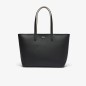 SAC CABAS ZIPPÉ ANNA NOIR FARINE LACOSTE SAC CABAS ZIPPÉ ANNA NOIR FARINE LACOSTE
