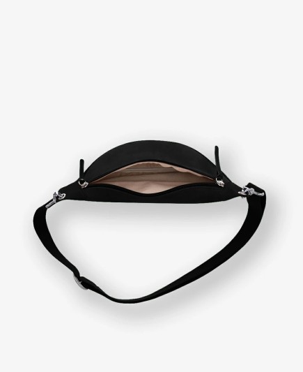 SAC BANANE ATALANTE MÉDIUM BAROUDEUSE NOIR FOURÉS