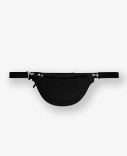 SAC BANANE ATALANTE MÉDIUM BAROUDEUSE NOIR FOURÉS