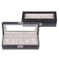 COFFRET POUR 5 MONTRES CARVON EN CUIR NOIR SACHER COFFRET POUR 5 MONTRES CARVON EN CUIR NOIR SACHER