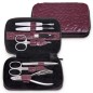 TROUSSE DE MANUCURE 7 PIÈCES ORNAMENTO EN CUIR BORDEAUX SACHER TROUSSE DE MANUCURE 7 PIÈCES ORNAMENTO EN CUIR BORDEAUX SACHER
