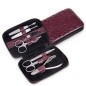 TROUSSE DE MANUCURE 7 PIÈCES ORNAMENTO EN CUIR BORDEAUX SACHER TROUSSE DE MANUCURE 7 PIÈCES ORNAMENTO EN CUIR BORDEAUX SACHER