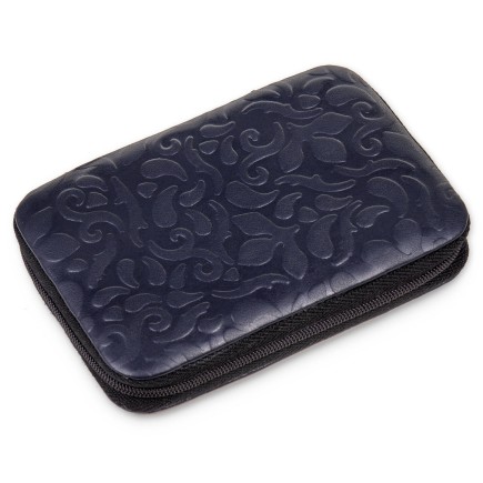 TROUSSE DE MANUCURE 7 PIÈCES ORNAMENTO EN CUIR NAVY SACHER