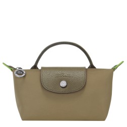LONGCHAMP LE PLIAGE GREEN TROUSSE COSMÉTIQUE AVEC POIGNÉE ARTICHAUT