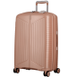 VALISE VERTICALE A ROULETTES ÉVAÉ 66 cm ROSE PÂLE JUMP VALISE VERTICALE A ROULETTES ÉVAÉ 66 cm ROSE PÂLE JUMP