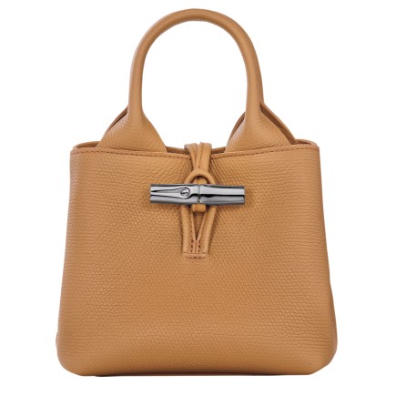 LONGCHAMP LE ROSEAU SAC À MAIN XS NOIX