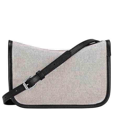 LONGCHAMP ESSENTIAL TOILE SAC BANDOULIÈRE S ÉCRU