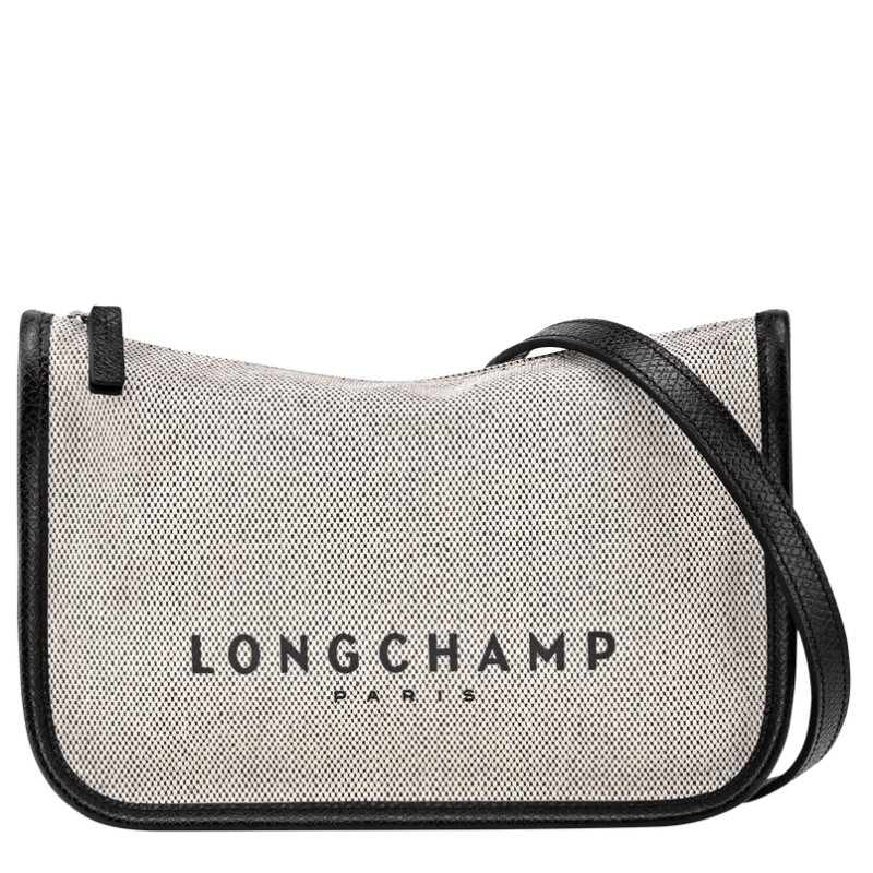 LONGCHAMP ESSENTIAL TOILE SAC BANDOULIÈRE S ÉCRU