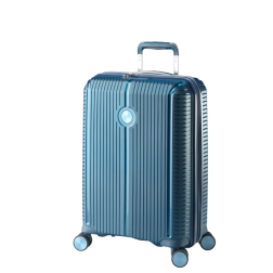 VALISE VERTICALE A ROULETTES CABINE SONDO 55 cm BLEU JUMP