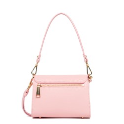 MINI SAC TROTTEUR À RABAT PARIS PAD ROSE FUMÉ LANCASTER