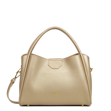SAC À MAIN IDA DOUBLE CHAMPAGNE IN NUDE LANCASTER