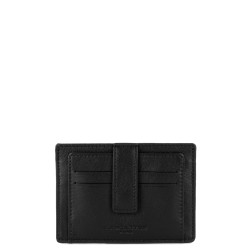 PORTE-CARTES SOFT VINTAGE HOMME NOIR LANCASTER