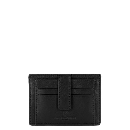 PORTE-CARTES SOFT VINTAGE HOMME NOIR LANCASTER