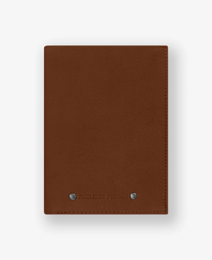 GRAND PORTEFEUILLE PROMÉTHÉE ANTI-RFID FAUVE FOURES