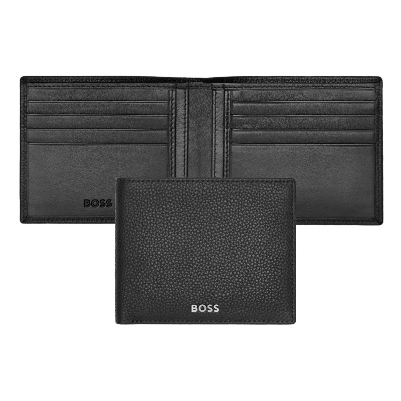 PORTE-CARTES CLASSIC GRAINED NOIR BOSS PORTE-CARTES CLASSIC GRAINED NOIR BOSS