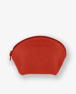 PORTE MONNAIE NYMPHE BAROUDEUSE ORANGE CONFITE FOURÉS