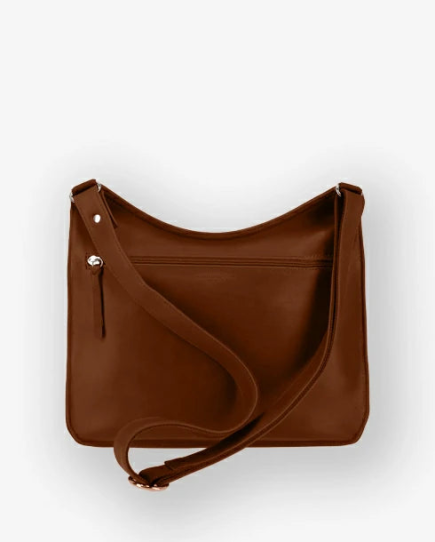 SAC PORTÉ CROISÉ ARTHÉMIS GRAND FORMAT BAROUDEUSE FAUVE FOURÉS