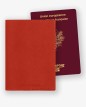 PORTE PASSEPORT ÉOS ORANGE CONFITE FOURÉS PORTE PASSEPORT ÉOS ORANGE CONFITE FOURÉS