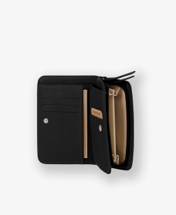 PORTEFEUILLE NÉRÉÏDES ANTI RFID BAROUDEUSE NOIR FOURÉS