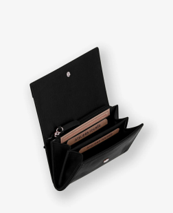 PORTE MONNAIE THÉMIS MEDIUM BAROUDEUSE NOIR FOURÉS