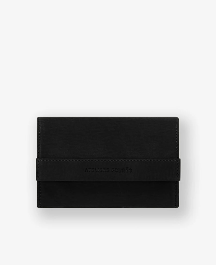 PORTE MONNAIE THÉMIS MEDIUM BAROUDEUSE NOIR FOURÉS