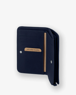 PORTEFEUILLE NÉRÉÏDES ANTI RFID GRAND FORMAT BAROUDEUSE MINUIT FOURÉS