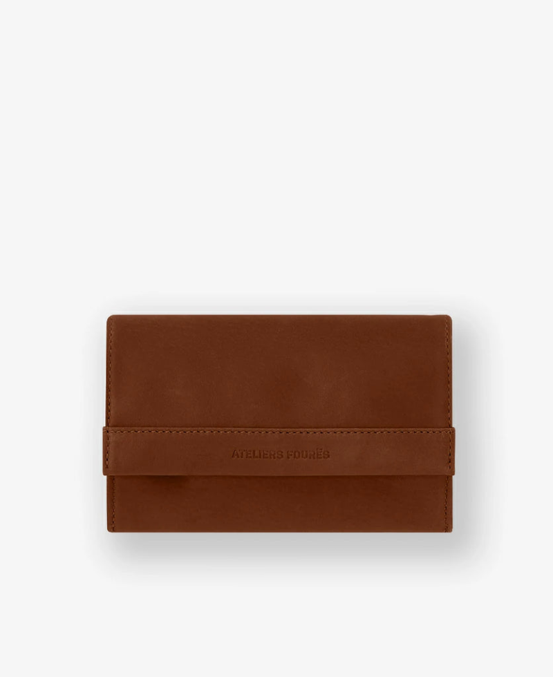 GRAND PORTE MONNAIE THÉMIS MEDIUM BAROUDEUSE FAUVE FOURÉS GRAND PORTE MONNAIE THÉMIS MEDIUM BAROUDEUSE FAUVE FOURÉS