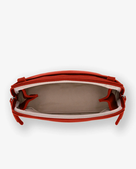 SAC ZIPPÉ GRANDE OUVERTURE EUROPE BAROUDEUSE ORANGE CONFITE FOURÉS