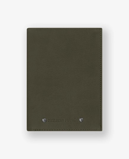 GRAND PORTEFEUILLE PROMÉTHÉE ANTI-RFID BRONZE FOURES