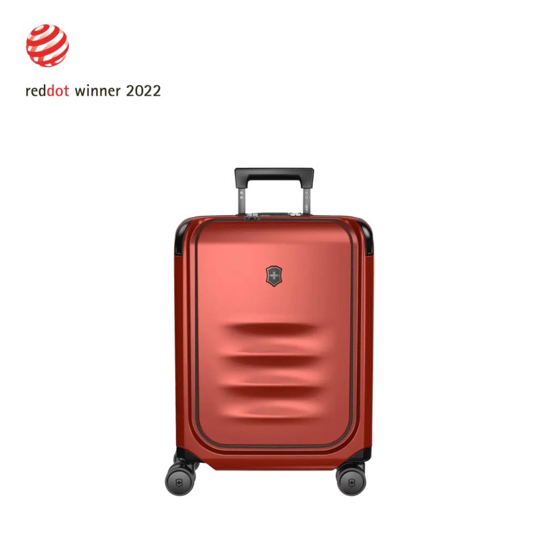 VALISE CABINE GLOBAL EXTENSIBLE 8 ROUES 55cm  ROUGE SPECTRA 3.0 VICTORINOX