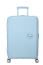 VALISE MOYENNE SOUNDBOX PASTEL BLUE AMERICAN TOURISTER