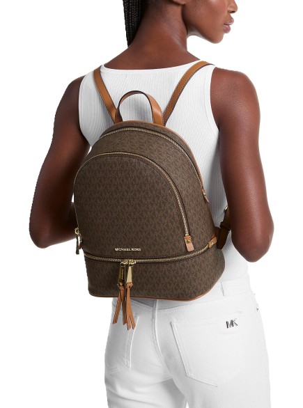 SAC A DOS RHEA ZIP MARRON MK