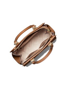 SAC PORTÉ MAIN EN CUIR SAFFIANO MARILYN NOIR MK