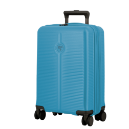 VALISE VERTICALE A ROULETTES CABINE HENDAYE 55 cm BLEU JUMP