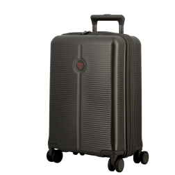 VALISE VERTICALE A ROULETTES CABINE HENDAYE 55 cm MOKKA JUMP