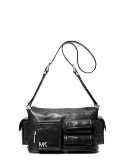 SAC PORTÉ ÉPAULE DAKOTA EN CUIR NOIR MK