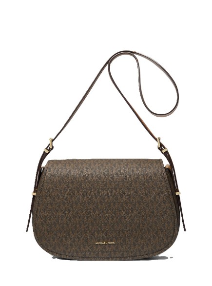 SAC BANDOULIÈRE LYDIA MARRON/NOISETTE MK