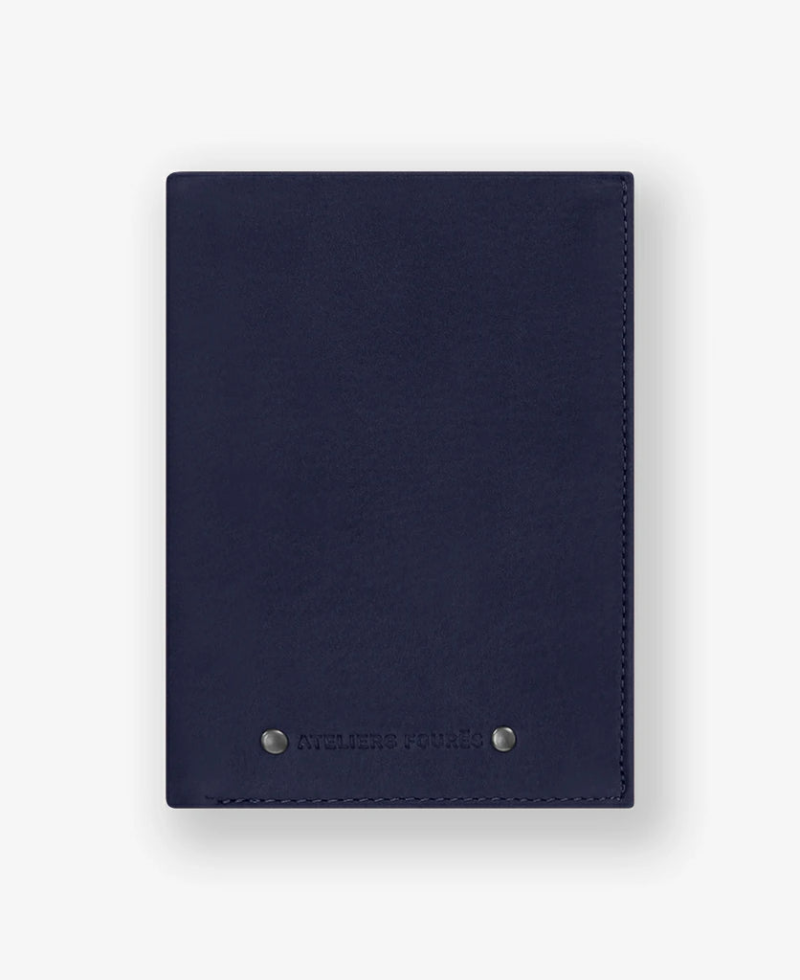 GRAND PORTEFEUILLE PROMÉTHÉE ANTI-RFID MARINE FOURES