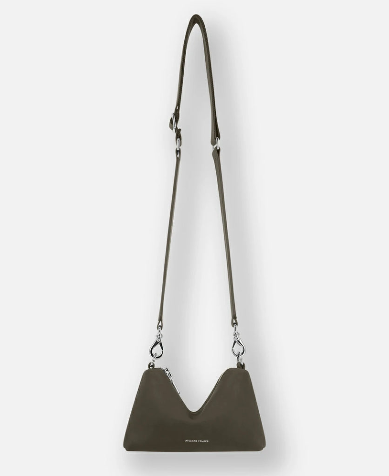 SAC PORTÉ CROISÉ ILIADE MINI KAKI FOURÉS