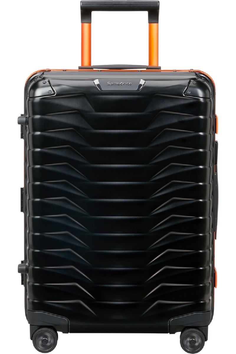 VALISE 4 ROUES 55CM PROXIS ALU GRAPHITE/APRICOT SAMSONITE