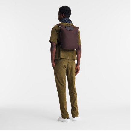 LONGCHAMP LE PLIAGE GREEN SAC À DOS M MOKA