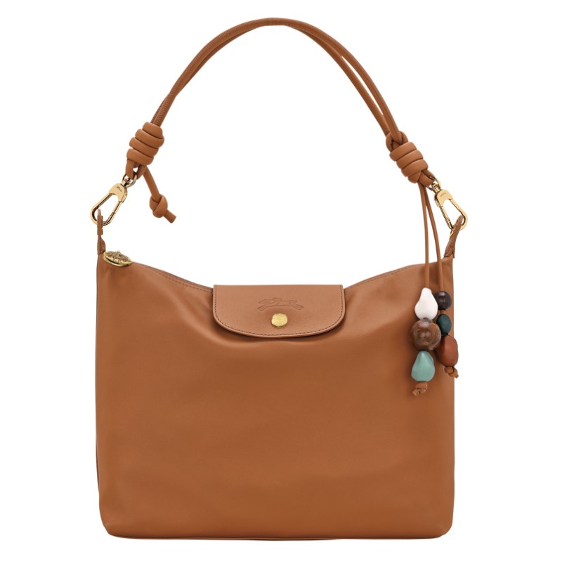 LONGCHAMP LE PLIAGE XTRA CÉRAMIQUE SAC PORTÉ ÉPAULE M CAJOU