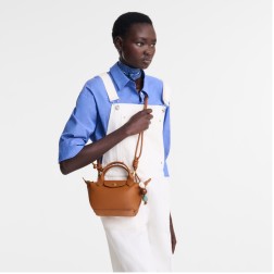 LONGCHAMP LE PLIAGE XTRA CÉRAMIQUE SAC À MAIN XS CAJOU